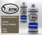 Preview: Mercedes-Benz, Citrine Brown Metallic, 796 / 8796: 400ml Sprühdose + 400ml Klarlack - Set, von ATW Autoteile West.